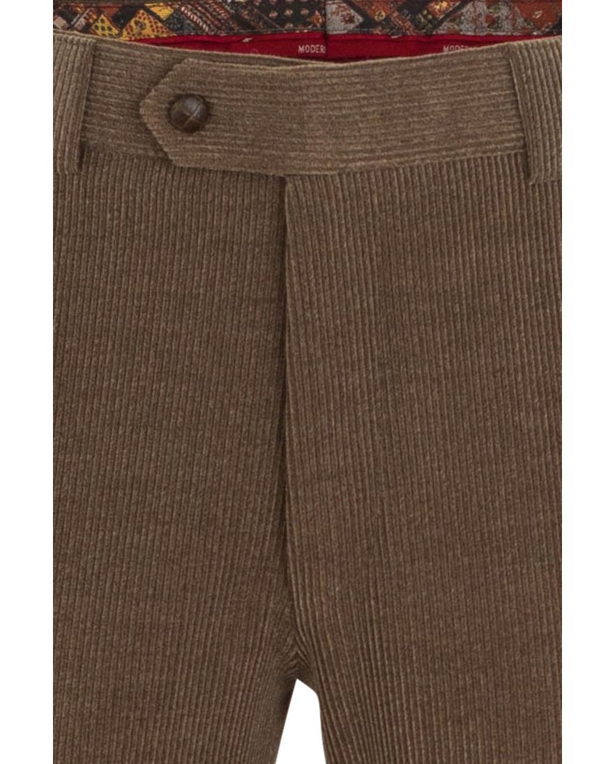 Meyer wolcord broek camel Roma
