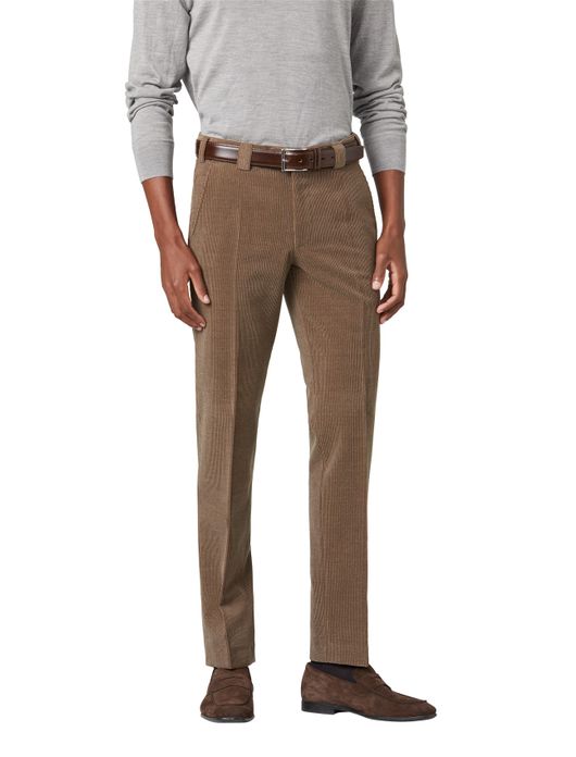 Meyer wolcord broek camel Roma