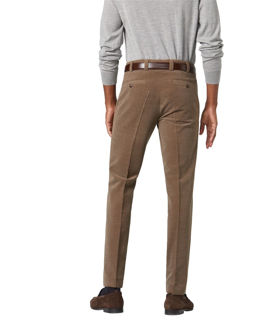 Meyer wolcord broek camel Roma