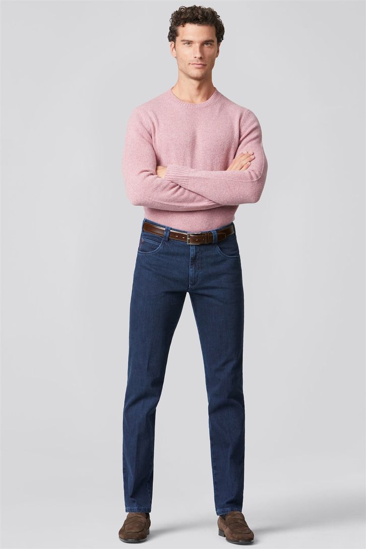 Meyer broek jeans Diego donkerblauw