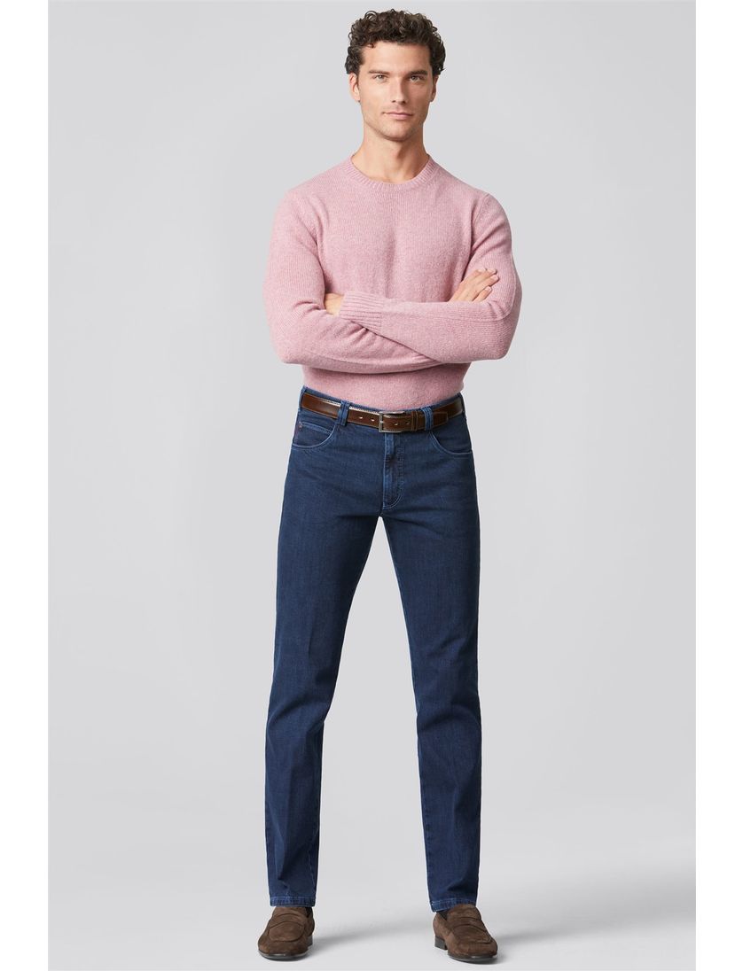 Meyer broek jeans Diego donkerblauw