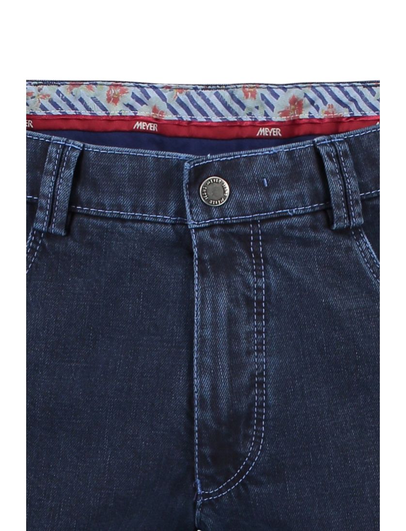 Meyer broek jeans Diego donkerblauw