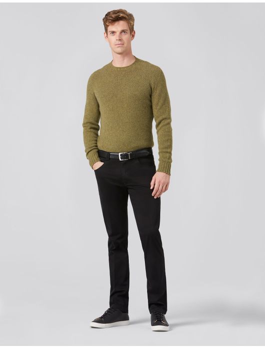 Meyer Pantalon katoen zwart