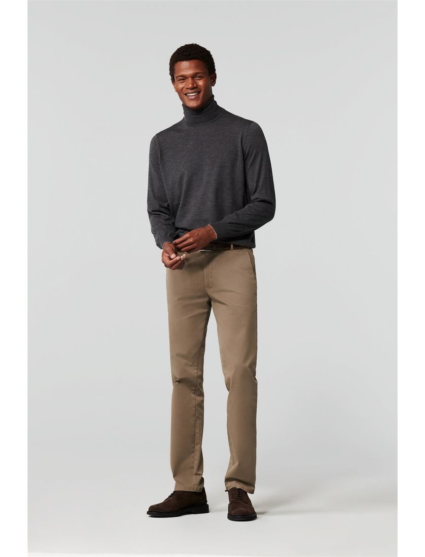 Meyer broek Roma donkerbeige