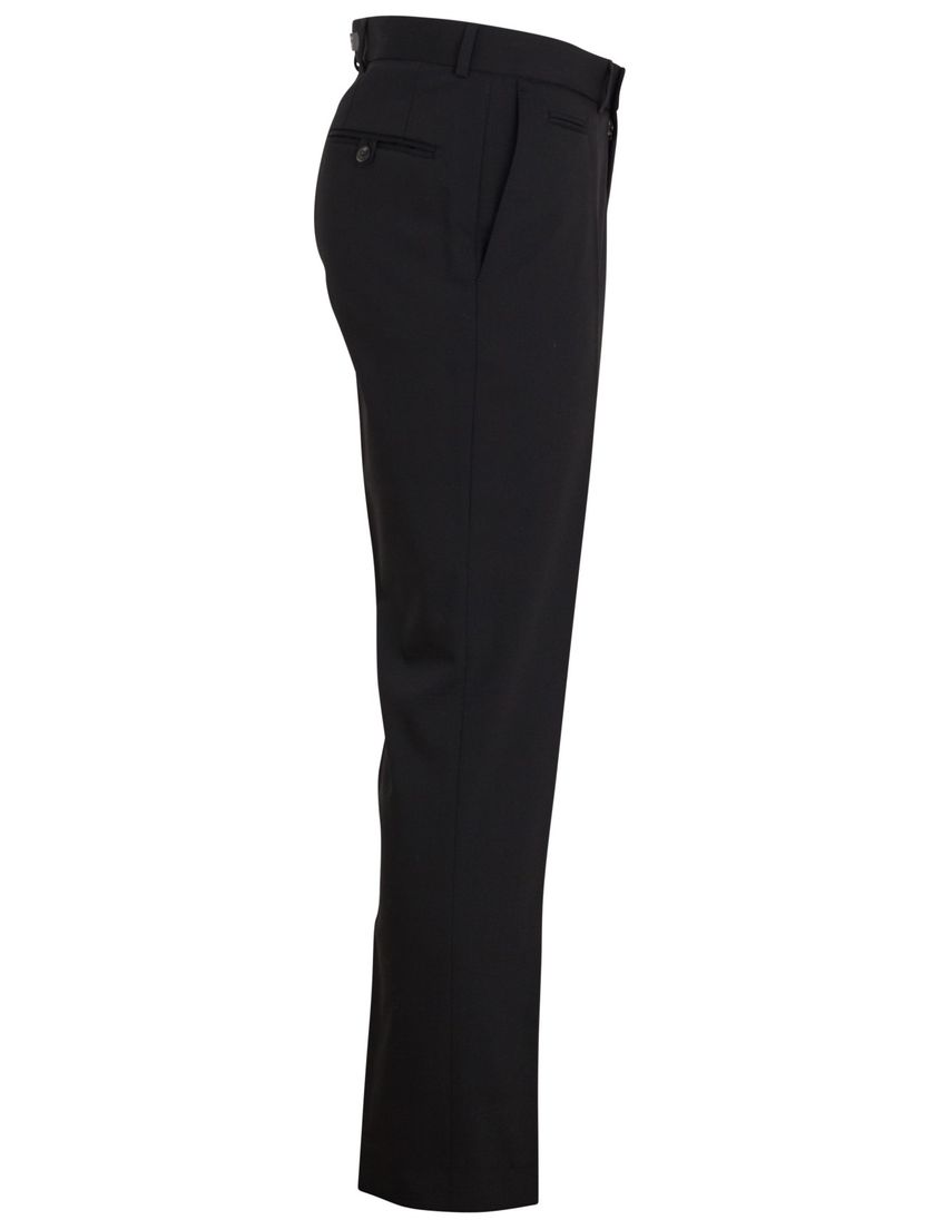 Brax pantalon Enrico wol zwart