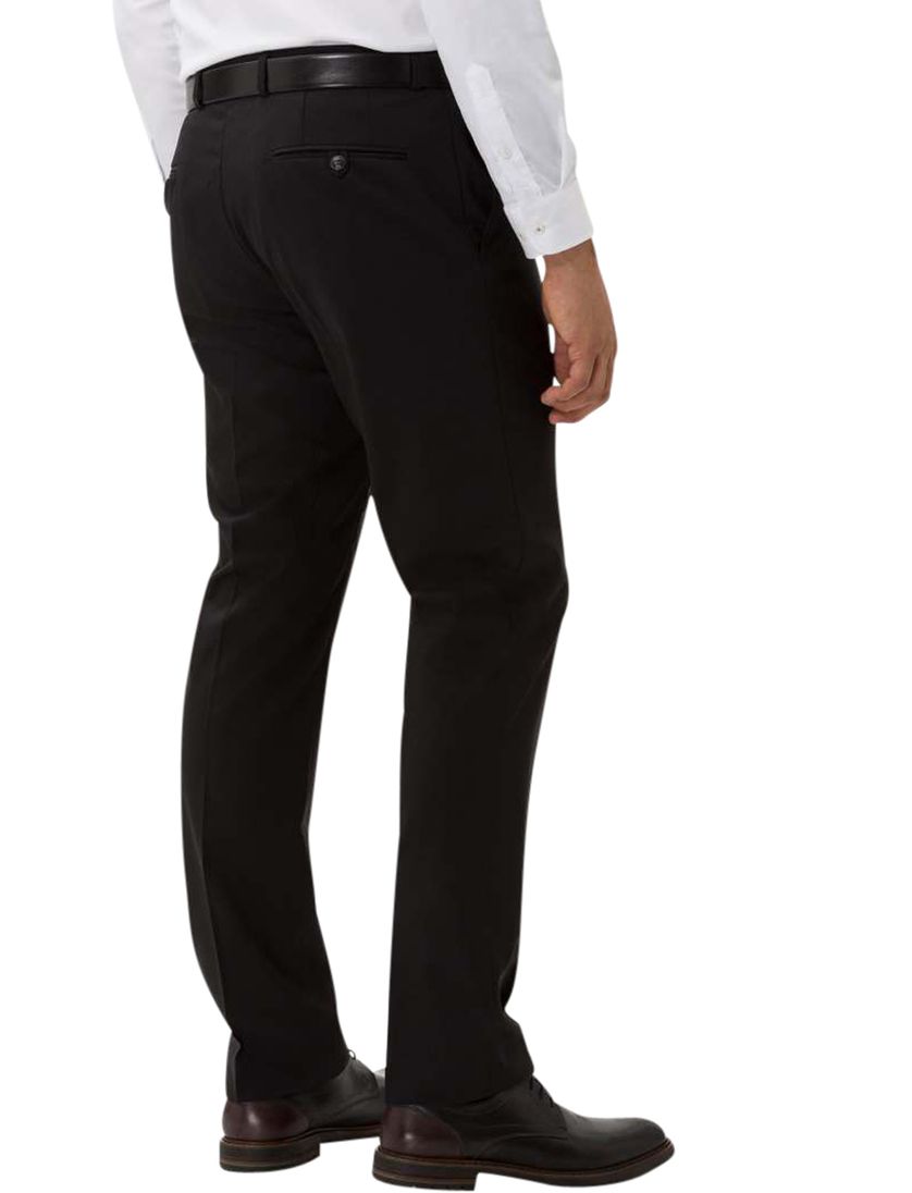 Brax pantalon Enrico wol zwart
