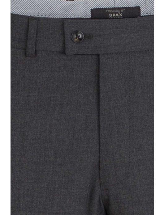 Brax pantalon Enrico antraciet wol