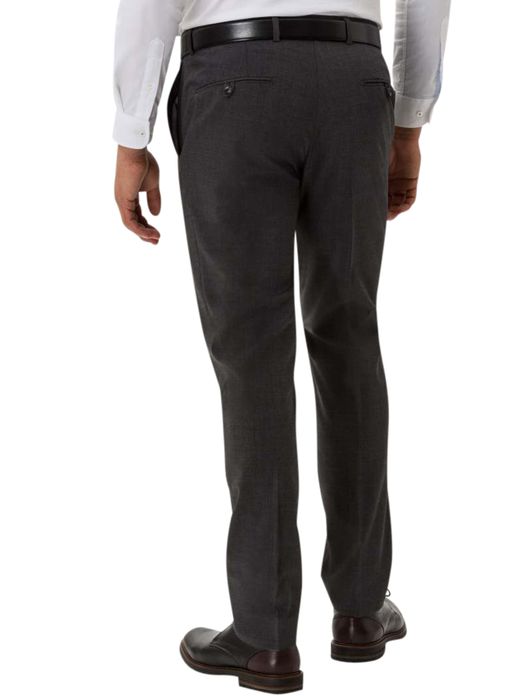 Brax pantalon Enrico antraciet wol