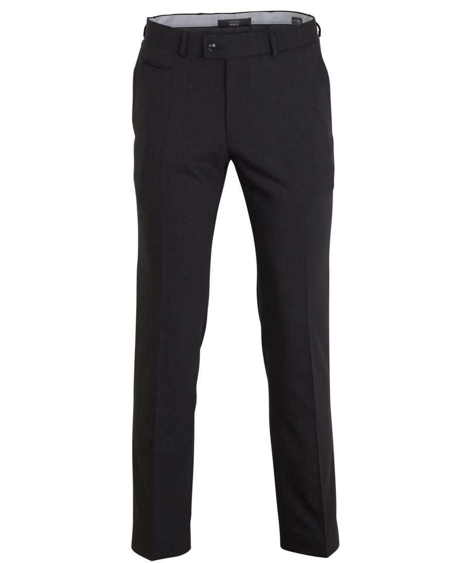 Pantalon Brax Enrico donkergrijs wol