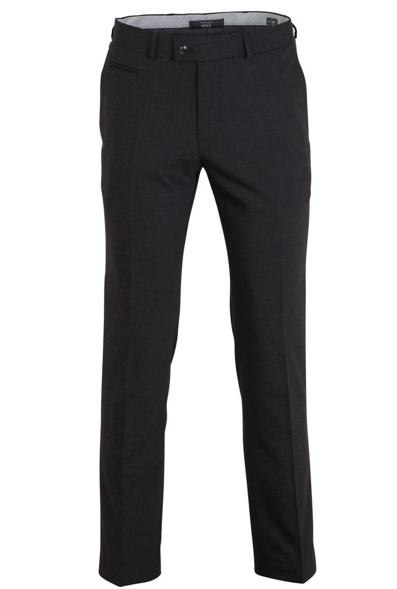 Pantalon Brax Enrico donkergrijs wol