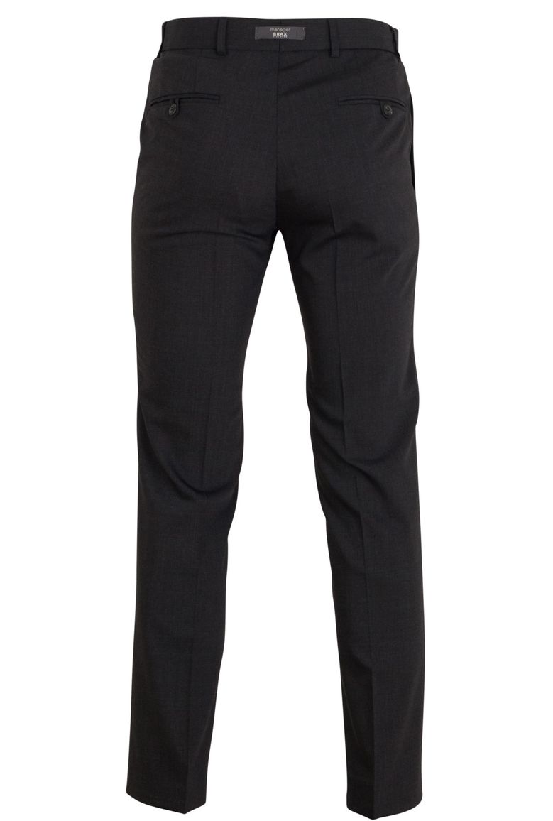 Pantalon Brax Enrico donkergrijs wol