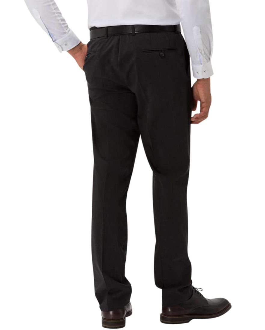 Pantalon Brax Enrico donkergrijs wol