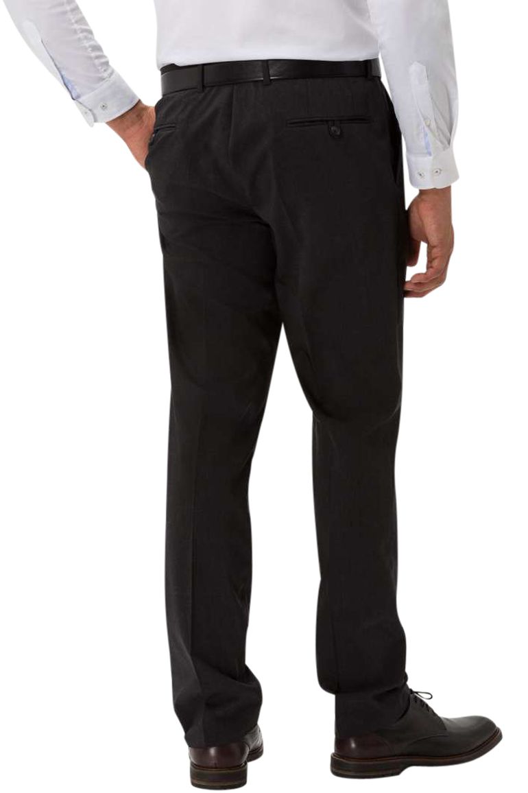 Pantalon Brax Enrico donkergrijs wol