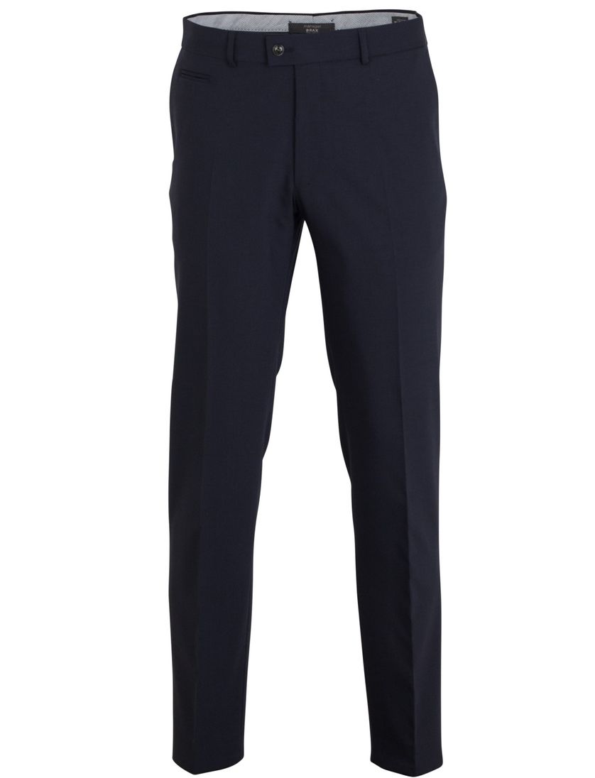 Brax donkerblauwe pantalon wol model Enrico