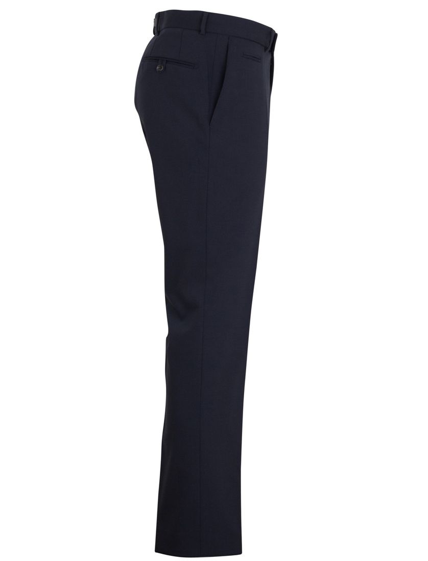 Brax donkerblauwe pantalon wol model Enrico