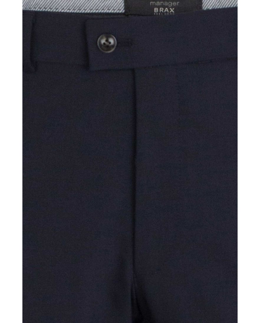 Brax broek Enrico donkerblauw wol