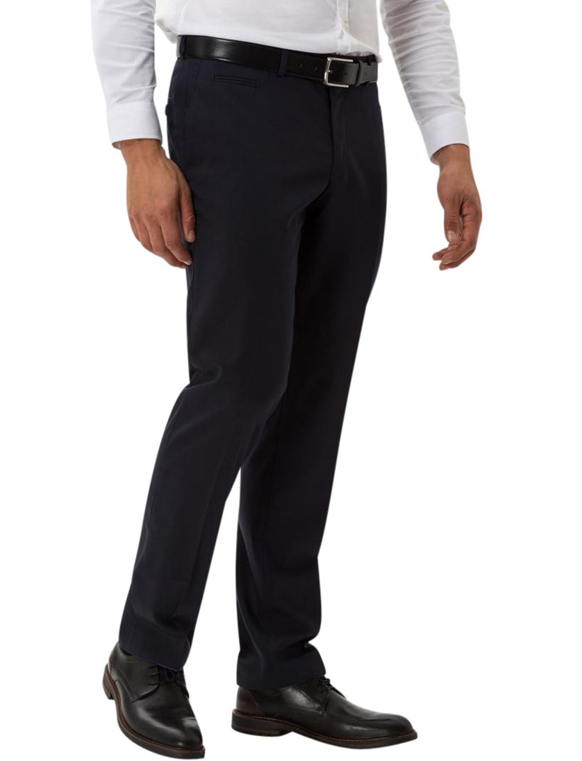 Brax donkerblauwe pantalon wol model Enrico