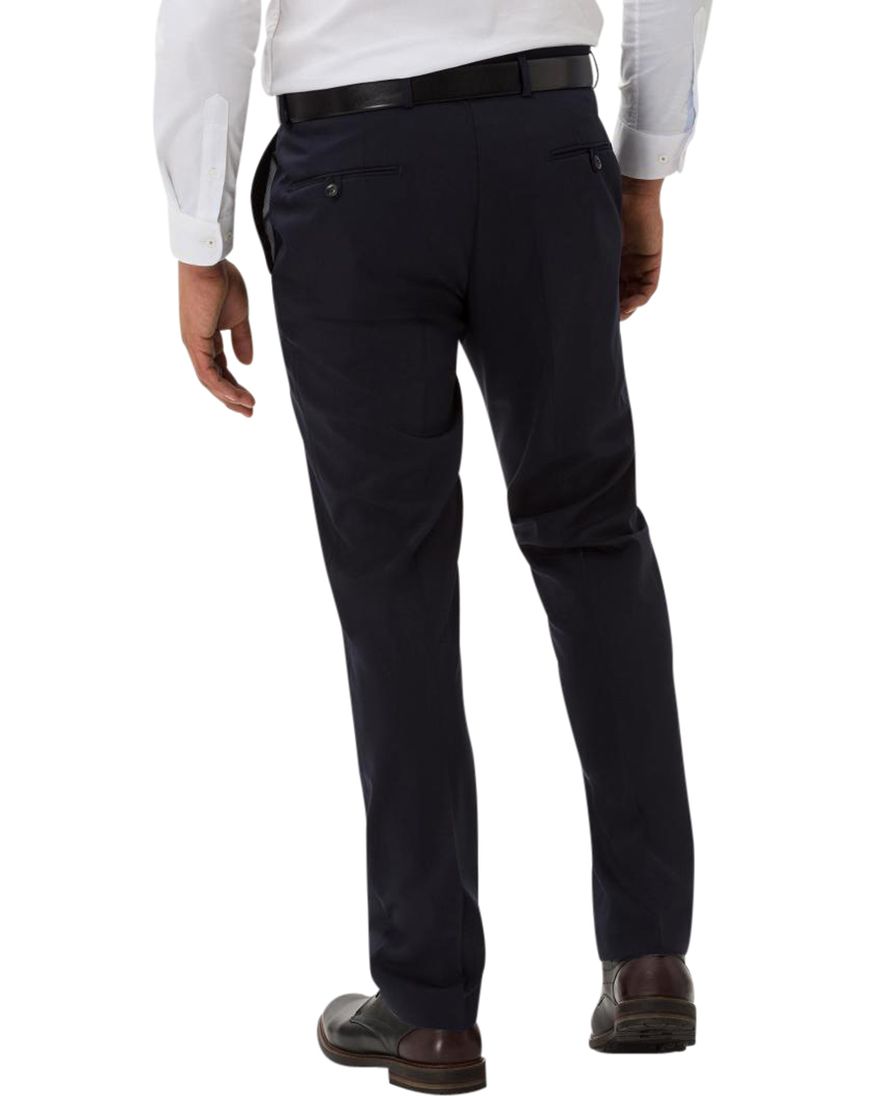 Brax broek Enrico donkerblauw wol