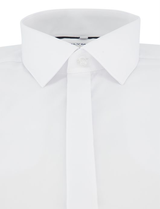 Olymp Body Fit overhemd dubble manchet wit