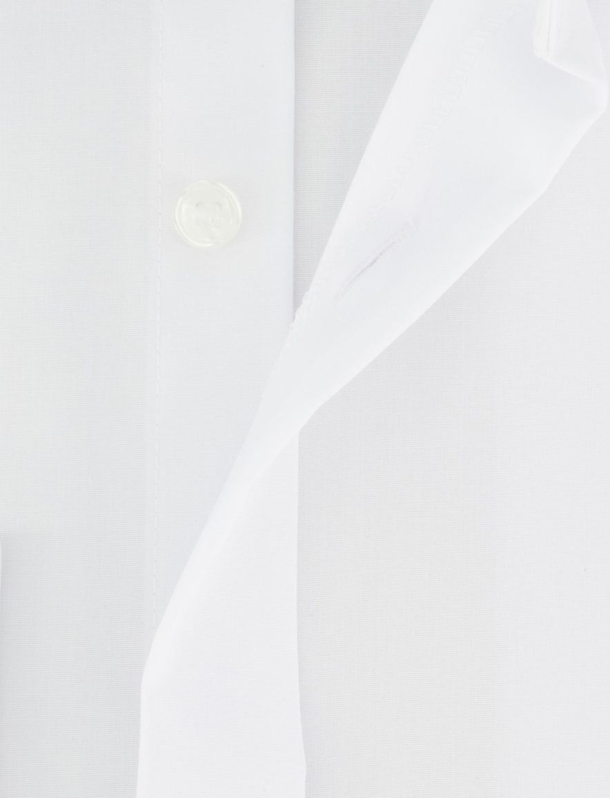 Olymp Body Fit overhemd dubble manchet wit