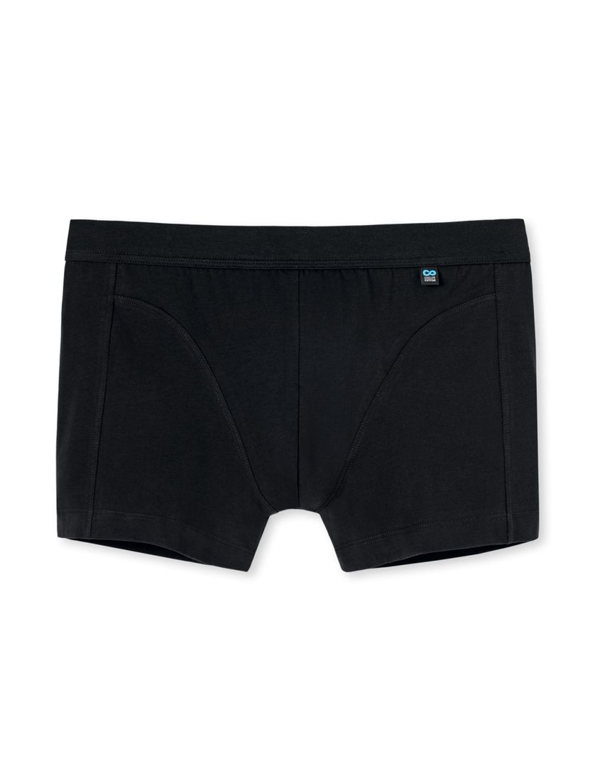 Schiesser boxershort Long Life Cotton effen zwart