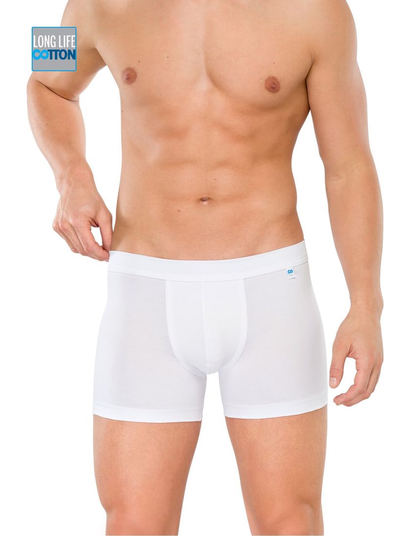 5=4 Boxershort Schiesser wit long life cotton