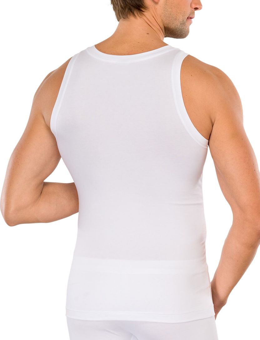 5=4 Singlet Schiesser long life cotton wit