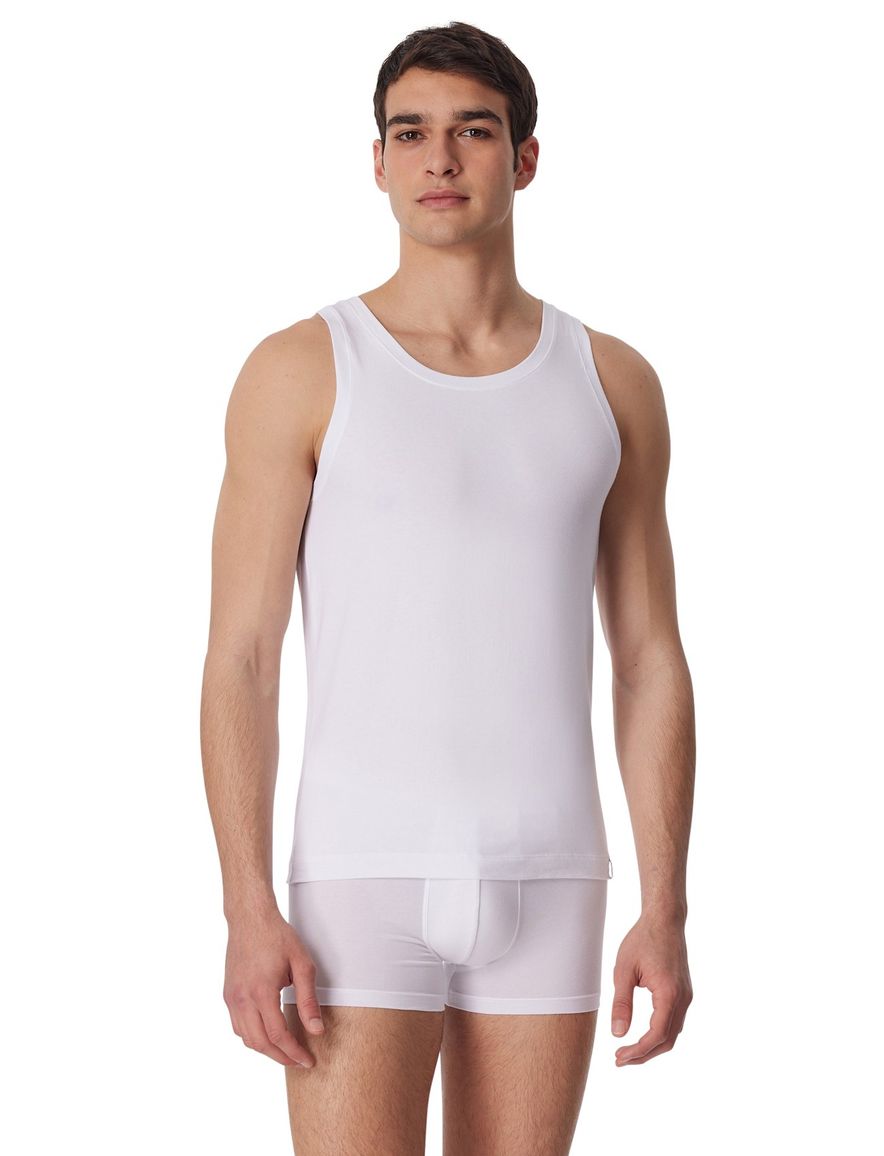 5=4 Schiesser singlet wit Long Life Soft