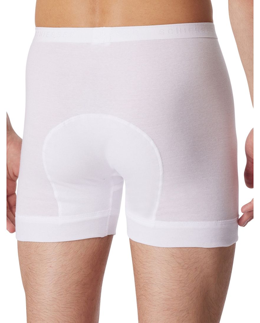 5=4 Schiesser boxershort Original Classics wit met gulp katoen