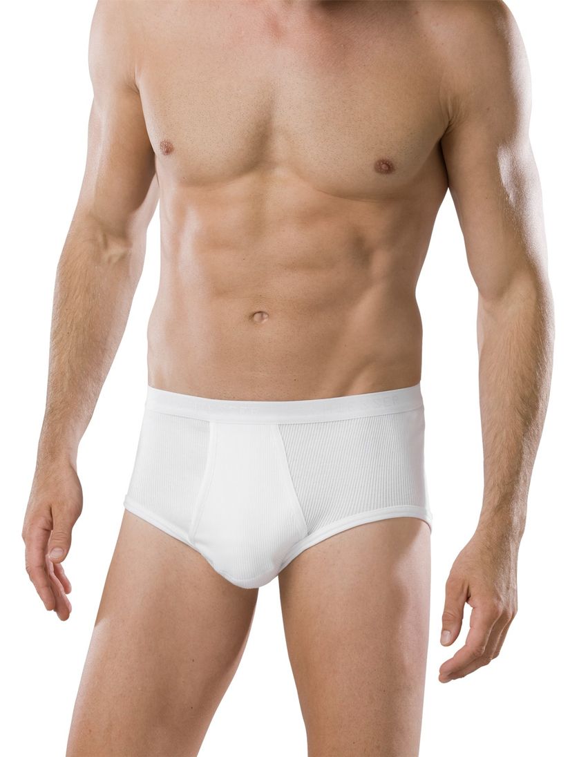 5=4 Schiesser Original slip doppelripp wit 2-pack