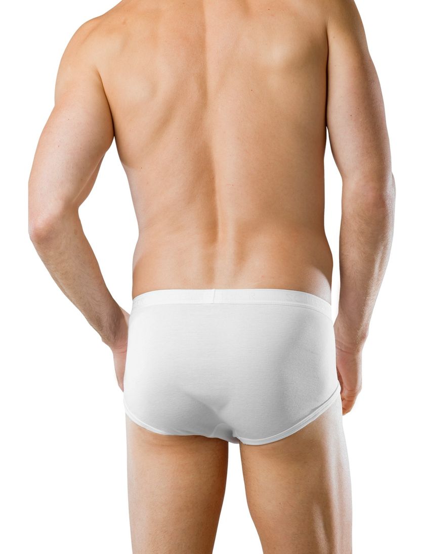 5=4 Schiesser Original slip feinripp wit 2-pack