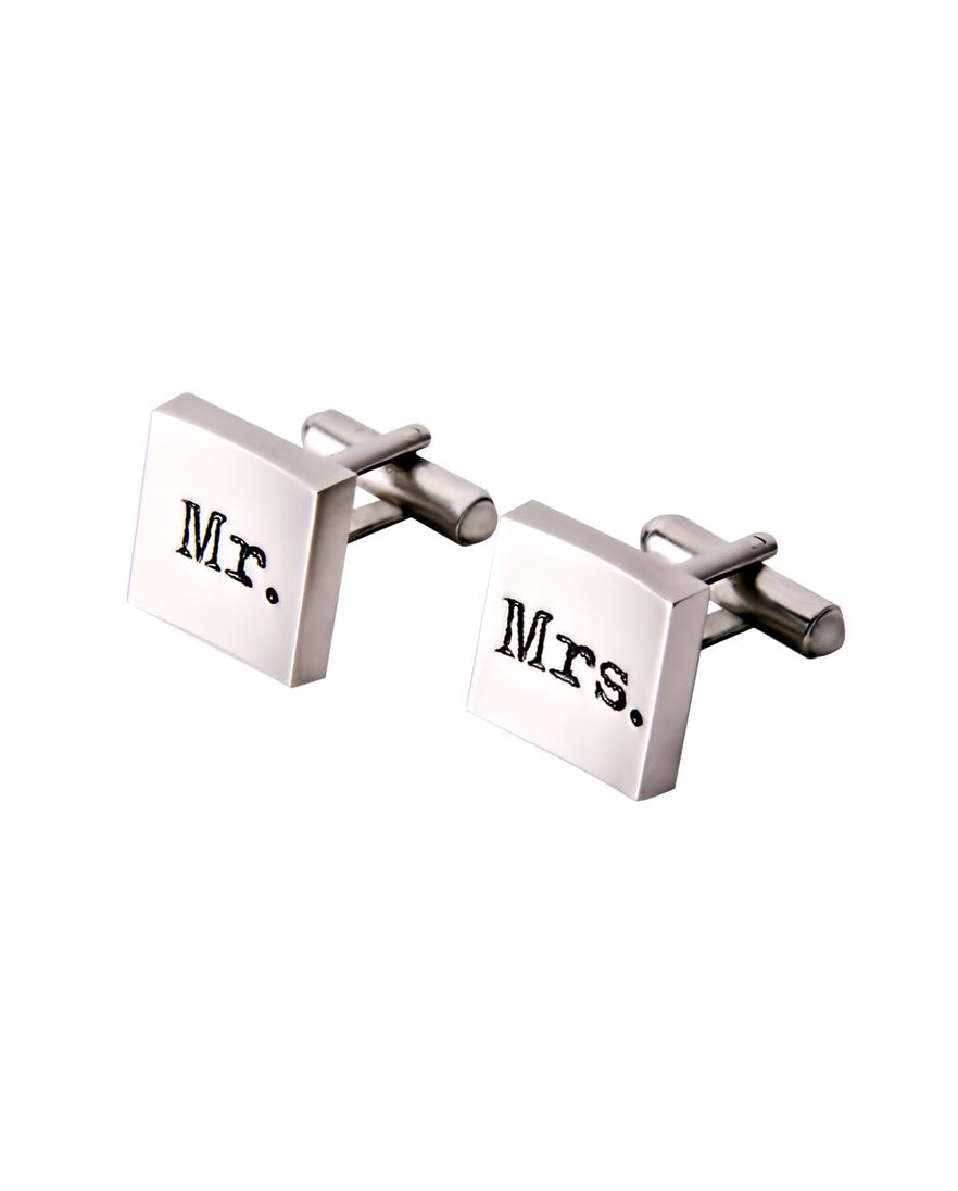 Profuomo trouwmanchetknopen Mr Mrs
