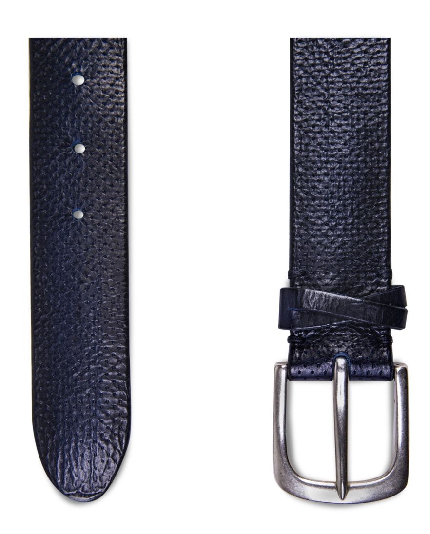 Profuomo riem effen donkerblauw structuur