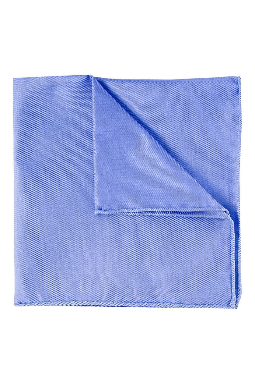 Profuomo zijde pochet blauw oxford