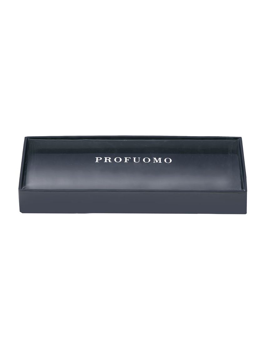 Profuomo strik zwart zelfstrikker