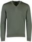 Groene trui v hals Maerz normale fit lamswol