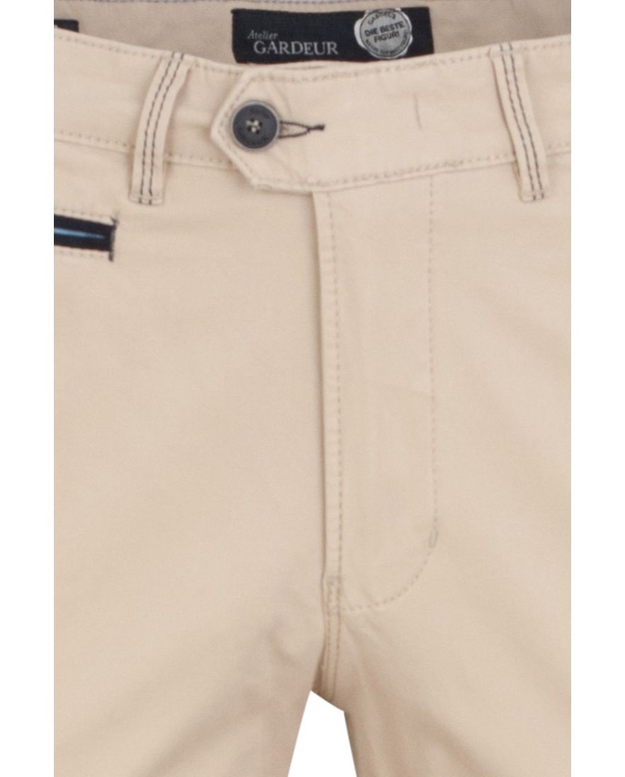 Gardeur Benny-3 broek ecru flatfront