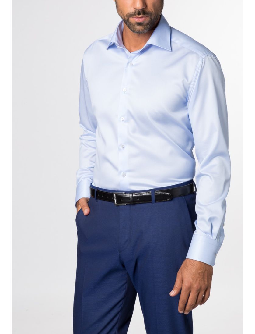 Lichtblauw shirt Eterna 1863 Modern Fit