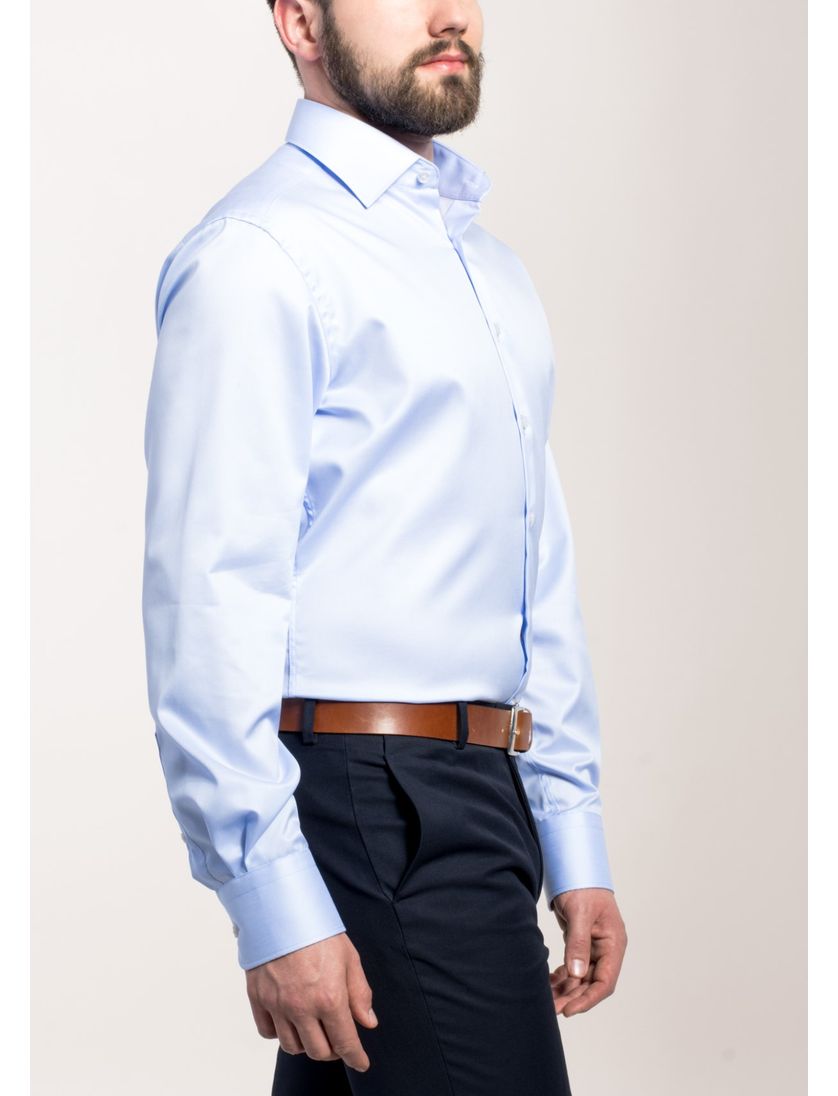 Lichtblauw shirt Eterna 1863 Modern Fit