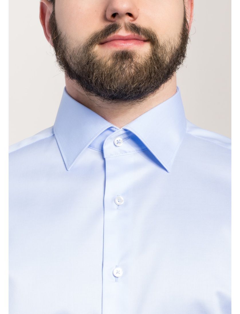 Lichtblauw shirt Eterna 1863 Modern Fit