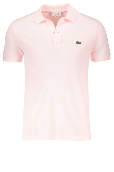 Lacoste polo slim fit lichtroze
