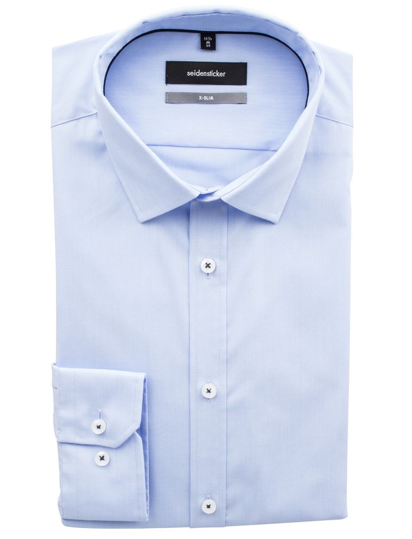 Seidensticker X-slim overhemd lichtblauw