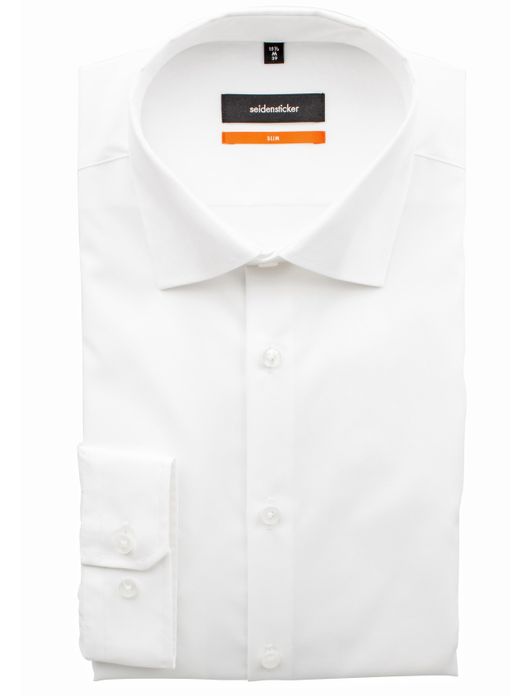 Overhemd Seidensticker Slim wit