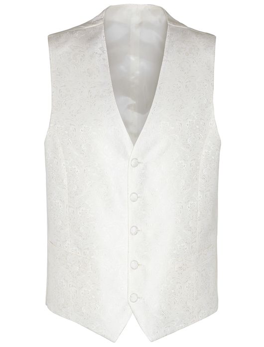 Digel gilet Lambert wit geprint