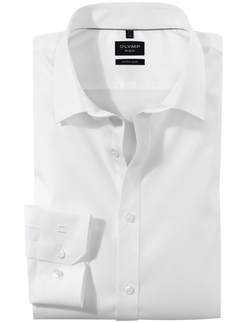 Overhemd mouwlengte 7 Olymp wit