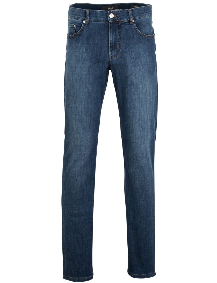 Brax pantalon blauw denim Cooper