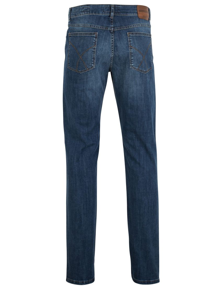 Brax pantalon blauw denim Cooper