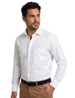 Casa Moda Casa Moda wit overhemd Comfort Fit