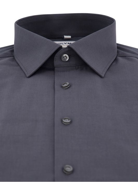 business overhemd grijs Olymp Level Five body fit