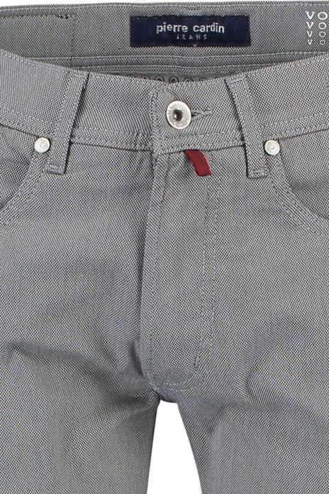 Pierre Cardin 5-pocket broek grijs modern fit